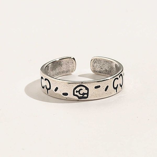 2023 designer new jewelry silver hand decoration ancient family double personality ins imp etched open ring
2023 designer new jewelry silver hand decoration ancient family double personality ins imp etched open ring
