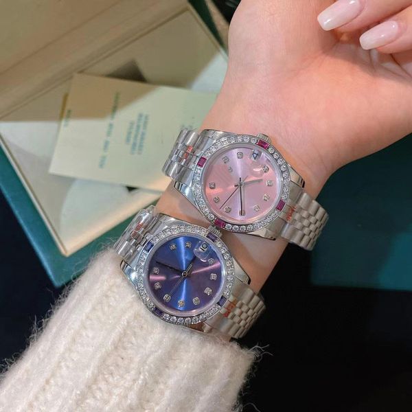 womens watch gold stainless steel woman 2813 movement diamond bezel lady ladies wristwatches, Slivery;brown 
womens watch gold stainless steel woman 2813 movement diamond bezel lady ladies wristwatches, Slivery;brown