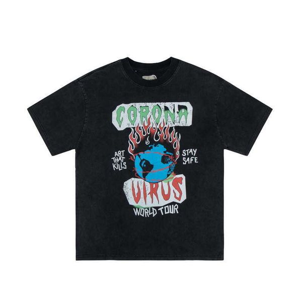 men t-shirt gall dep cotton fashion designer casual high atk worn hole flame earth print short sleeve men's round neck loose oversize 9, White;black
men t-shirt gall dep cotton fashion designer casual high atk worn hole flame earth print short sleeve men's round neck loose oversize 9, White;black