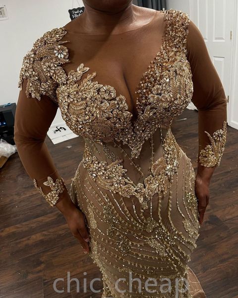 2022 arabic aso ebi champagne mermaid prom dresses lace beaded crystals evening formal party second reception birthday engagement gowns dres, Black
2022 arabic aso ebi champagne mermaid prom dresses lace beaded crystals evening formal party second reception birthday engagement gowns dres, Black