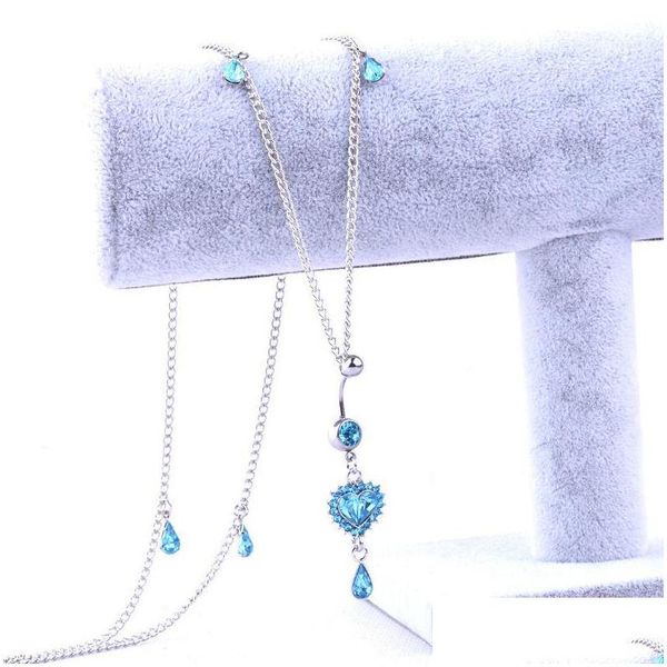 belly chains waterdrop peach heart crystal belly chains dangle button ring with waist chain rhinestone navel piercing body jewelry d dhout, Silver
belly chains waterdrop peach heart crystal belly chains dangle button ring with waist chain rhinestone navel piercing body jewelry d dhout, Silver