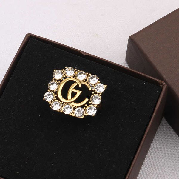2023 designer new jewelry family simple letters men and women universal fashion delicate ring open temperament rhinestone hand jewelry, Silver
2023 designer new jewelry family simple letters men and women universal fashion delicate ring open temperament rhinestone hand jewelry, Silver