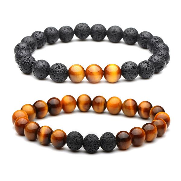 8mm natural lava stone handmade beaded strands charm bracelets for women men lover party club elastic yoga jewelry, Black
8mm natural lava stone handmade beaded strands charm bracelets for women men lover party club elastic yoga jewelry, Black