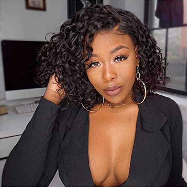 synthetic wigs fashion women's wig cover is y divided into black short section and small volume which a selling 221122
synthetic wigs fashion women's wig cover is y divided into black short section and small volume which a selling 221122