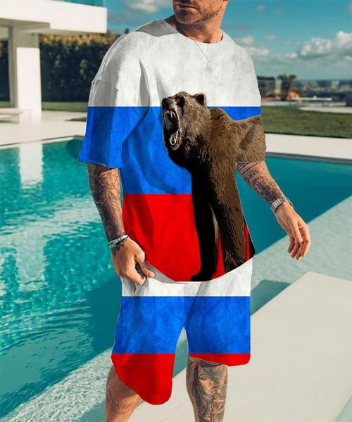men's hoodies sweatshirts russian flag t shirt set for men bear 3d tshirt printed 2 piece casual sets summer oversized sportswear men&#, Black
men's hoodies sweatshirts russian flag t shirt set for men bear 3d tshirt printed 2 piece casual sets summer oversized sportswear men&#, Black