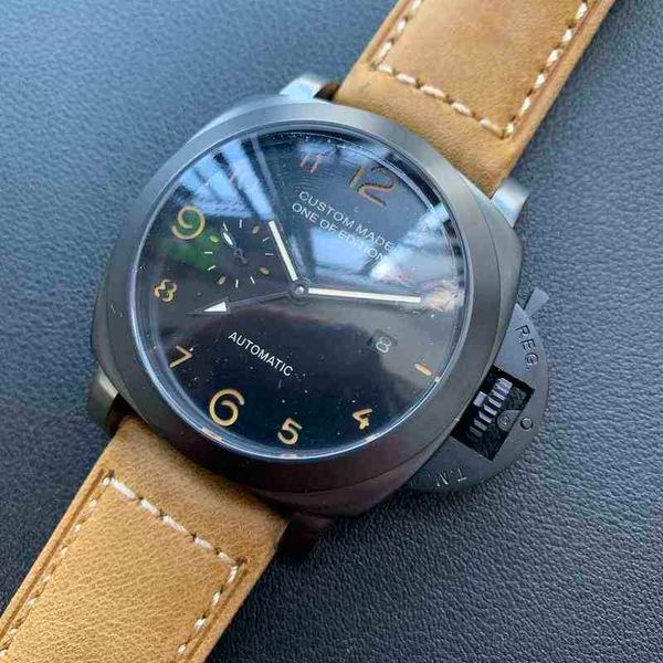 superclone vs gmt 44mm men's automatic watch seagull movement 316l stainless steel pvd black case multi-function leather strap, Slivery;brown
superclone vs gmt 44mm men's automatic watch seagull movement 316l stainless steel pvd black case multi-function leather strap, Slivery;brown