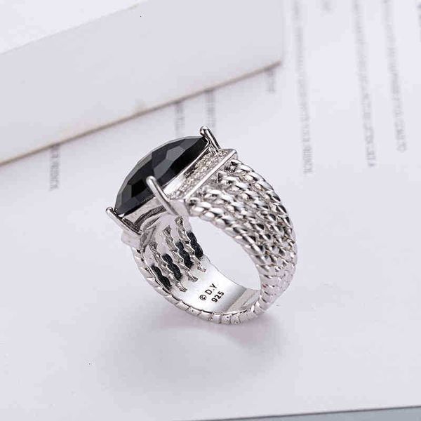 fashion rings diamond dy plated twisted versatile wire platinum prismatic micro black trend ring women style, Silver
fashion rings diamond dy plated twisted versatile wire platinum prismatic micro black trend ring women style, Silver