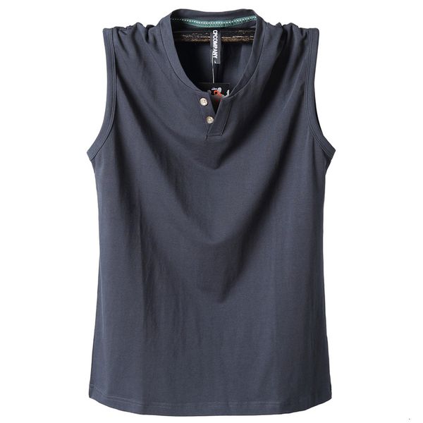 men' tank pure cotton classic sleeveless shirt solid color vneck tees allmatch button sweatshirts 5xl 221122, White;black
men' tank pure cotton classic sleeveless shirt solid color vneck tees allmatch button sweatshirts 5xl 221122, White;black
