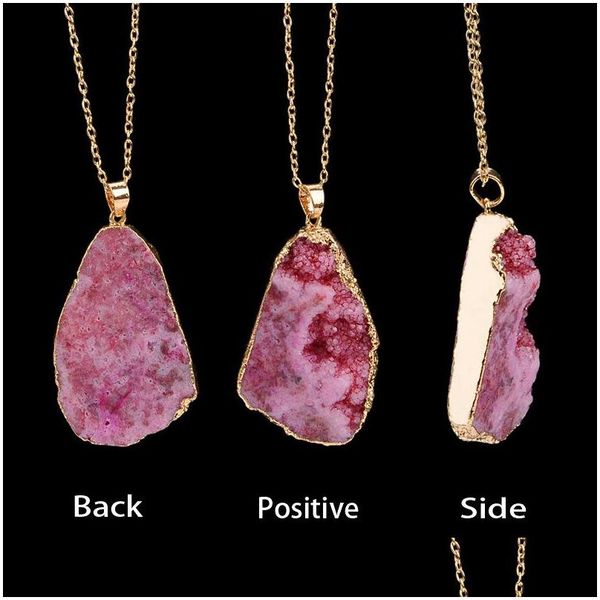 pendant necklaces irregar natural stone necklace crystal stones pendant necklaces for women girls fashion jewelry gift drop delivery dhq5h, Silver
pendant necklaces irregar natural stone necklace crystal stones pendant necklaces for women girls fashion jewelry gift drop delivery dhq5h, Silver