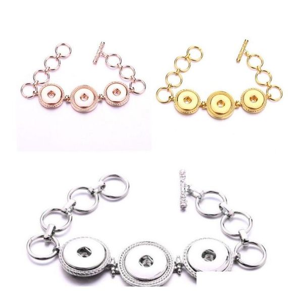 charm bracelets snap button bracelet for women diy 18mm buttons bracelets adjustable jewelry drop delivery 2021 dh8s7, Golden;silver
charm bracelets snap button bracelet for women diy 18mm buttons bracelets adjustable jewelry drop delivery 2021 dh8s7, Golden;silver