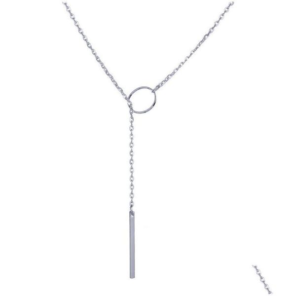 pendant necklaces gorgeous y necklace for women bar circle necklaces adjustable long chain jewelry drop delivery pendants dh3ow, Silver
pendant necklaces gorgeous y necklace for women bar circle necklaces adjustable long chain jewelry drop delivery pendants dh3ow, Silver