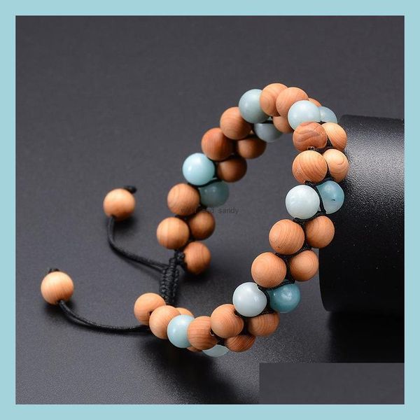 beaded vintage amazonite wooden beads double row bracelet stone braided adjustable bracelets bangle cuff women men fashion jewelry d dhw7w, Black
beaded vintage amazonite wooden beads double row bracelet stone braided adjustable bracelets bangle cuff women men fashion jewelry d dhw7w, Black