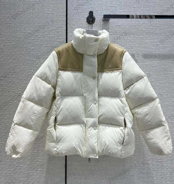 fashion puffer coat womens down parkas leather lambing design winter coats stand collar logo decorated zipper pocket jacket comfortable ligh, Black
fashion puffer coat womens down parkas leather lambing design winter coats stand collar logo decorated zipper pocket jacket comfortable ligh, Black