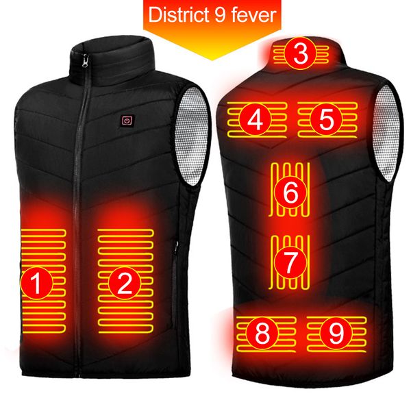 men's vests men usb infrared 9 heating areas vest jacket men winter electric heated vest waistcoat for sports hiking oversized 4xl 2211, Black;white
men's vests men usb infrared 9 heating areas vest jacket men winter electric heated vest waistcoat for sports hiking oversized 4xl 2211, Black;white