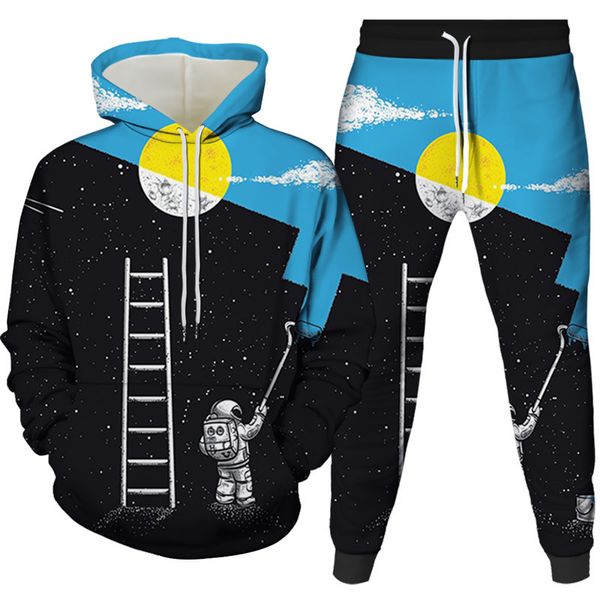 men's hoodies sweatshirts men's hoodie set space astronaut print tracksuit casual outfit 2 pieces long sleeve suit comfortable dai, Black
men's hoodies sweatshirts men's hoodie set space astronaut print tracksuit casual outfit 2 pieces long sleeve suit comfortable dai, Black
