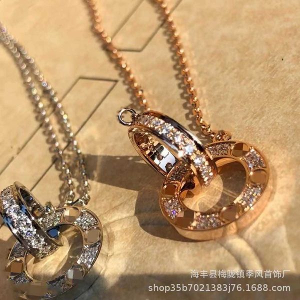 strands strings version kajia double loop love necklace plated with 18k gold pancake pendant full diamond collarbone chain does not fade, Black
strands strings version kajia double loop love necklace plated with 18k gold pancake pendant full diamond collarbone chain does not fade, Black