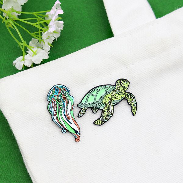 cute marine organism enamel pins jelly fish turtle lapel pin brooches shirt jeans bag pin badges kawaii girl jewelry, Blue
cute marine organism enamel pins jelly fish turtle lapel pin brooches shirt jeans bag pin badges kawaii girl jewelry, Blue