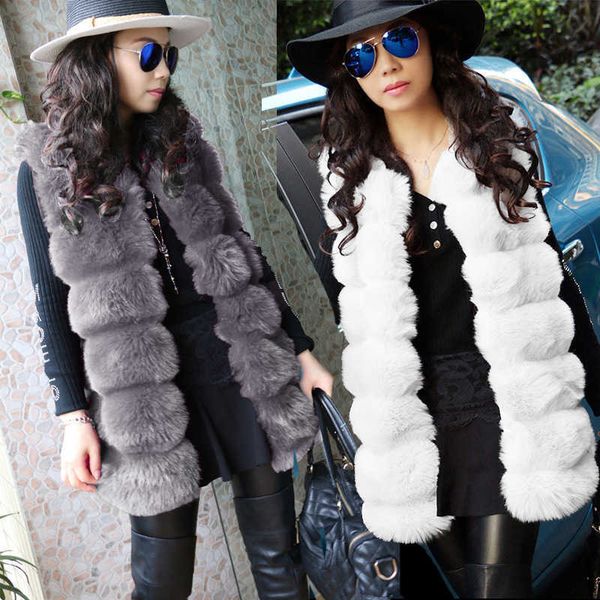 women's wool blends haining fur autumn and winter new fox hair women's wear medium length casual fur coat imitation fur vest, Black
women's wool blends haining fur autumn and winter new fox hair women's wear medium length casual fur coat imitation fur vest, Black