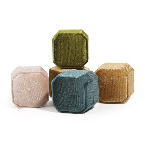 jewelry boxes octagon veet jewelry box double ring pendant earring storage boxes with detachable lid for engagement wedding packagin dhlar, Black;white
jewelry boxes octagon veet jewelry box double ring pendant earring storage boxes with detachable lid for engagement wedding packagin dhlar, Black;white