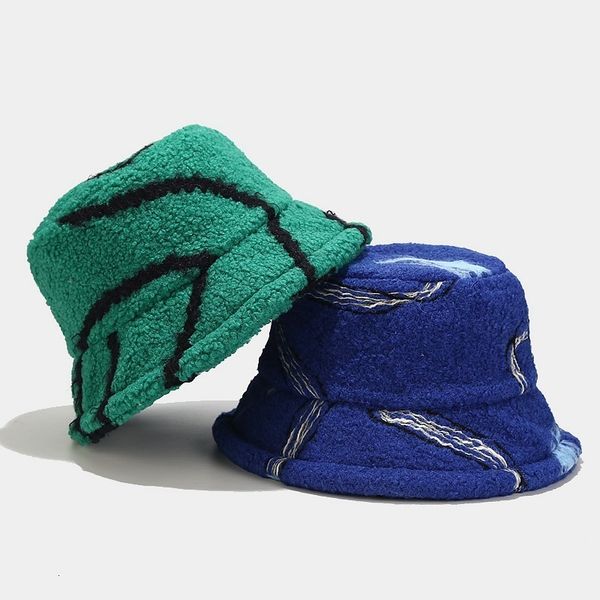 wide brim hats bucket winter hat for women soft faux fur warm fisherman cap fashion striped print 221122, Blue;gray
wide brim hats bucket winter hat for women soft faux fur warm fisherman cap fashion striped print 221122, Blue;gray