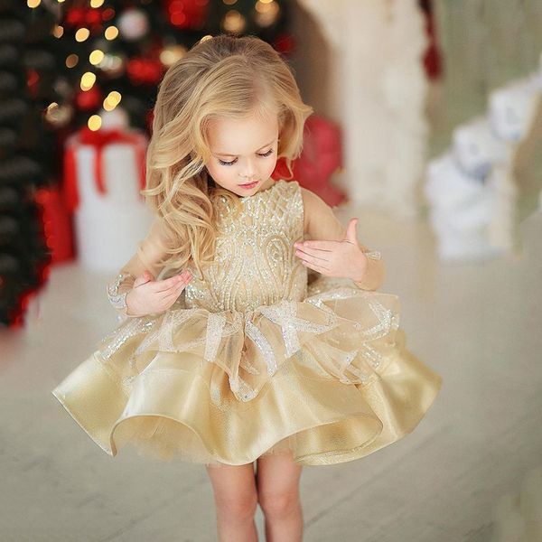 champagne baby girl tutu dresses long sleeves sequins puffy kids pageant party gowns sparkling toddler flower girl dress, White;blue
champagne baby girl tutu dresses long sleeves sequins puffy kids pageant party gowns sparkling toddler flower girl dress, White;blue