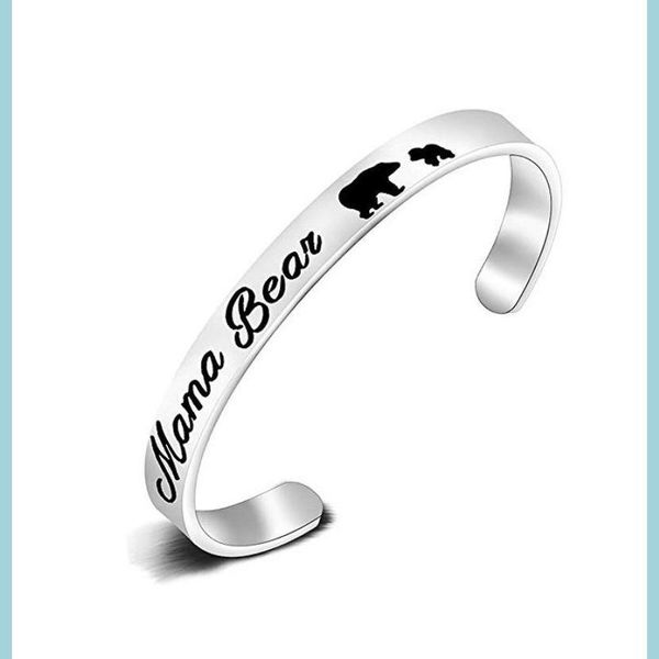 bangle letter mama bear bracelet stainless steel animal bears cub wristband bangle cuff for women fashion jewelry mothers day gift d dhvpw, Black
bangle letter mama bear bracelet stainless steel animal bears cub wristband bangle cuff for women fashion jewelry mothers day gift d dhvpw, Black