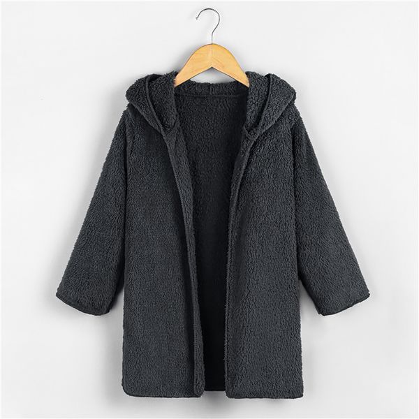 coat fashion toddler hooded plush jacket baby open front solid color long sleeve outerwear black brown 221122, Blue;gray
coat fashion toddler hooded plush jacket baby open front solid color long sleeve outerwear black brown 221122, Blue;gray