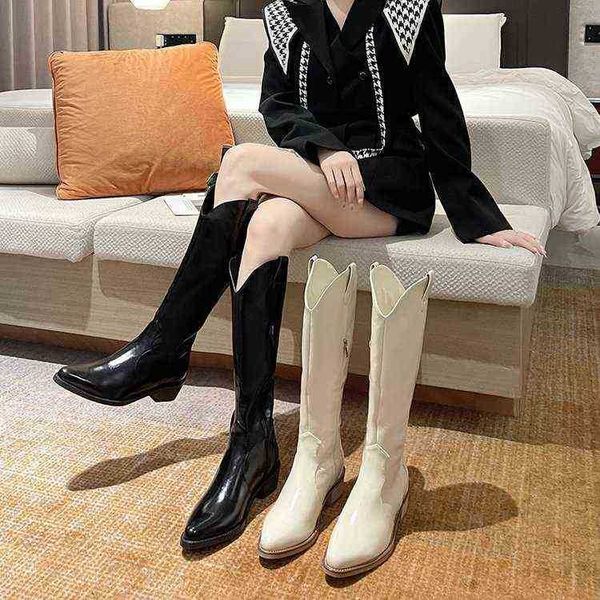 designer boots knee length women's new style in autumn and winter thick heels high pointed cavalry barrel western cowboy 220726, Black
designer boots knee length women's new style in autumn and winter thick heels high pointed cavalry barrel western cowboy 220726, Black