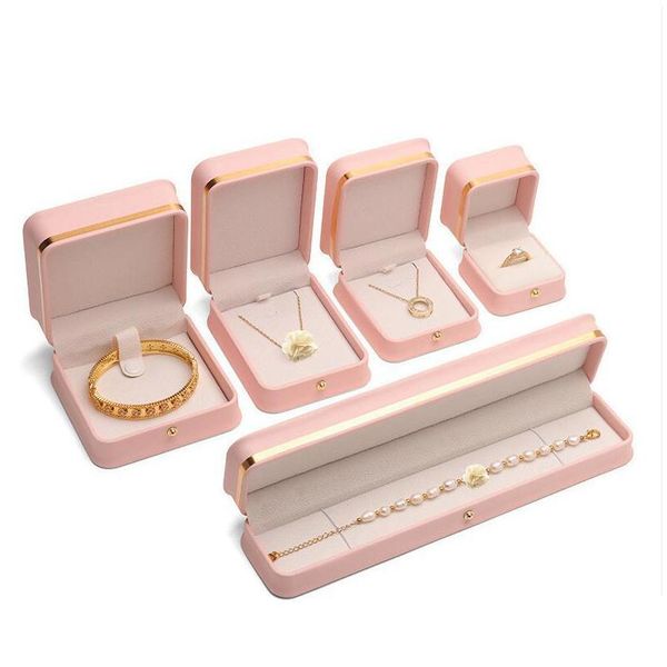 jewelry boxes jewelry storage boxes necklace pendant earrings ring bracelet display case travel organizer for proposal wedding drop dha5j, Black;white
jewelry boxes jewelry storage boxes necklace pendant earrings ring bracelet display case travel organizer for proposal wedding drop dha5j, Black;white