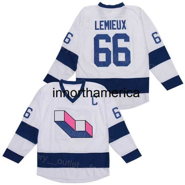 men college laval voisins ice hockey 66 lemieux throwback jersey movie white team color embroidery and stitched breathable pure cotton for s, Black
men college laval voisins ice hockey 66 lemieux throwback jersey movie white team color embroidery and stitched breathable pure cotton for s, Black