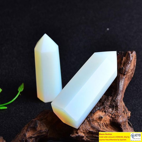 1pc crystal opal quartz point healing stone tower hexagonal prisms 80mm obelisk wand treatment stone diy qyluro, Black
1pc crystal opal quartz point healing stone tower hexagonal prisms 80mm obelisk wand treatment stone diy qyluro, Black