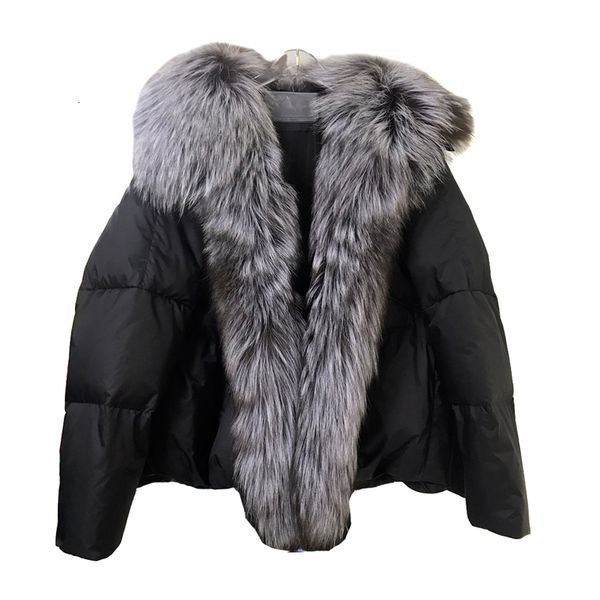 womens fur faux annsirgra white duck down jacket winter women coat loose natural real collar thick warm outerwear oversize 221122, Black
womens fur faux annsirgra white duck down jacket winter women coat loose natural real collar thick warm outerwear oversize 221122, Black