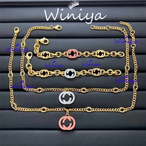 2023 jewelry family necklace/gujia new style letter simple sweater chain bracelet hip hop fashion trend jewelry, Black
2023 jewelry family necklace/gujia new style letter simple sweater chain bracelet hip hop fashion trend jewelry, Black