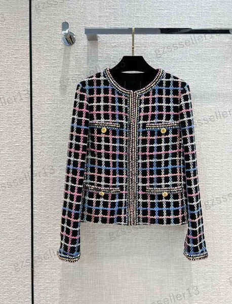 designer womens jacket fashion brand cnl classic logo colorful woven tweed jackets, Black;brown
designer womens jacket fashion brand cnl classic logo colorful woven tweed jackets, Black;brown