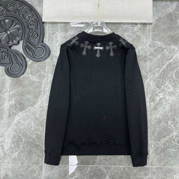 designer hoodies chromes' heartss men women stylist jacket hoodie quality s sanskrit popular spell round collar leather cross, Black
designer hoodies chromes' heartss men women stylist jacket hoodie quality s sanskrit popular spell round collar leather cross, Black