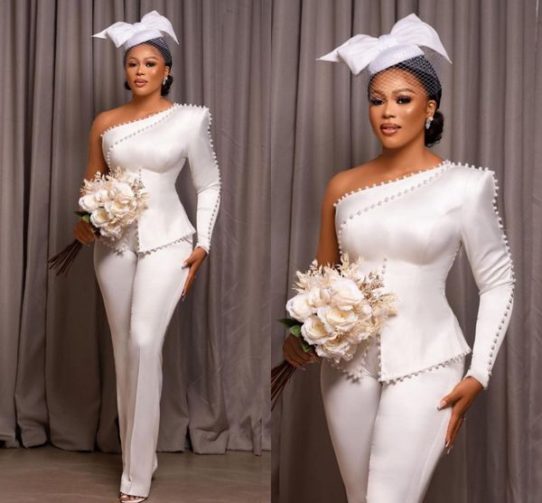 two pieces mother of the bride dresses one shoulder pearl wedding guest dress plus size pencil pants formal gowns 2023 robe de soiree, Black;red
two pieces mother of the bride dresses one shoulder pearl wedding guest dress plus size pencil pants formal gowns 2023 robe de soiree, Black;red