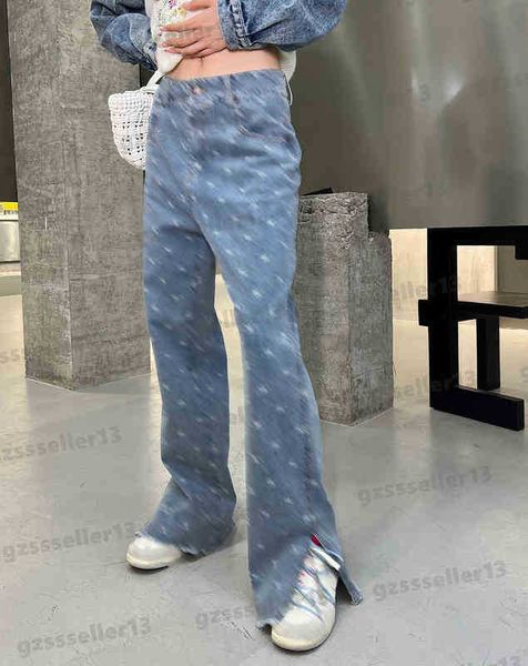 womens jeans designer women clothing custom classic logo jacquard jeans hem slit denim fabric trousers size s-xl 0912, Blue
womens jeans designer women clothing custom classic logo jacquard jeans hem slit denim fabric trousers size s-xl 0912, Blue