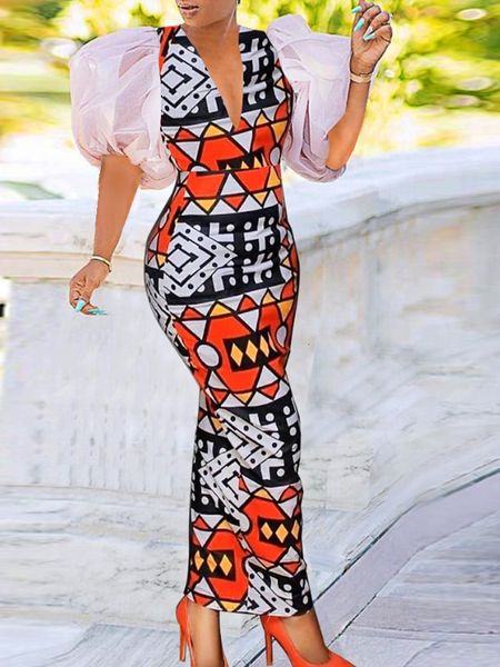 party dresses elegant women long bodycon geometric pattern v neck puff sleeve maxi robes summer evening event outfits large size 221123, White;black
party dresses elegant women long bodycon geometric pattern v neck puff sleeve maxi robes summer evening event outfits large size 221123, White;black