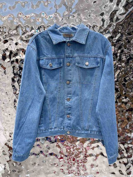 designer womens denim jacket bbr letter logo london printed jacket solid color simple coat, Black;brown
designer womens denim jacket bbr letter logo london printed jacket solid color simple coat, Black;brown