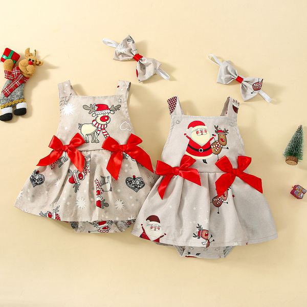 rompers infant born baby girls 2pcs christmas outfits sleeveless bow front romper dress headband set 221122, Blue
rompers infant born baby girls 2pcs christmas outfits sleeveless bow front romper dress headband set 221122, Blue