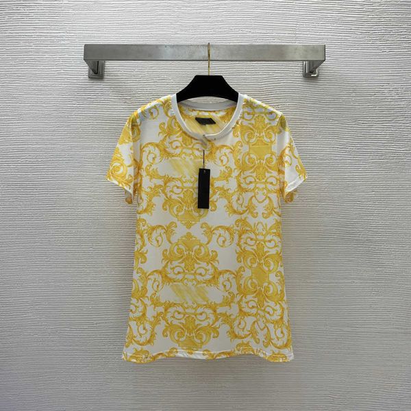 womens clothes t-shirts gold floral print slim short sleeves crew neck pullover slimming t-shirt fashion designer cool refreshing women app, White
womens clothes t-shirts gold floral print slim short sleeves crew neck pullover slimming t-shirt fashion designer cool refreshing women app, White