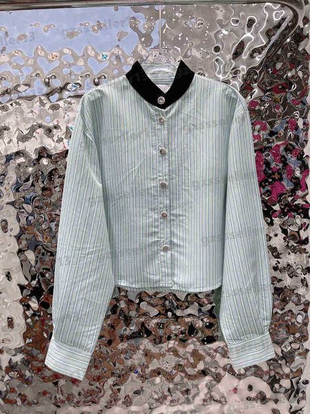 for womens blouses classic brand blouse shirts paneled black crewneck striped long sleeve shirt luxury designer women clothing 0912, White
for womens blouses classic brand blouse shirts paneled black crewneck striped long sleeve shirt luxury designer women clothing 0912, White
