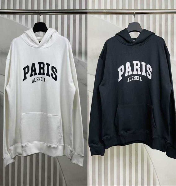 fashion brand classic hoodie balanciagas autumn and winter chest letter print loose casual men's and women's pullovers, Black
fashion brand classic hoodie balanciagas autumn and winter chest letter print loose casual men's and women's pullovers, Black