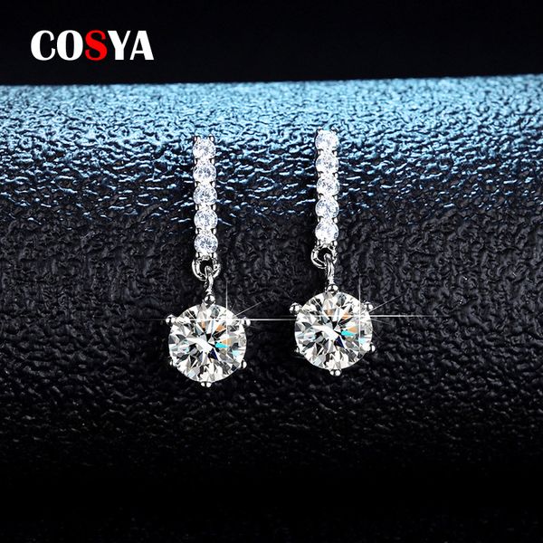 charm cosya real 1 carat drop earrings for women 100% 925 sterling silver diamond wedding party fine jewelry gifts 221119, Golden
charm cosya real 1 carat drop earrings for women 100% 925 sterling silver diamond wedding party fine jewelry gifts 221119, Golden