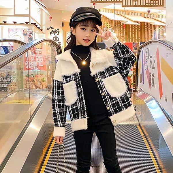 coat winter sweater cotton kid outerwear clothes toddler children casual turn down collar plaid wool for girls clothing 221122, Blue;gray
coat winter sweater cotton kid outerwear clothes toddler children casual turn down collar plaid wool for girls clothing 221122, Blue;gray