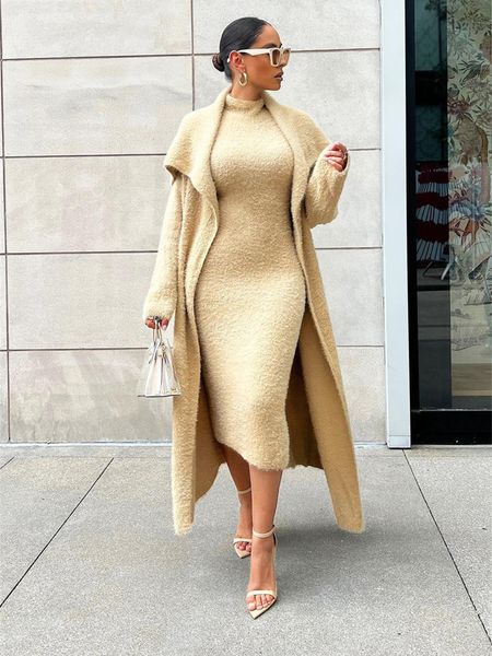 two piece dress fashion two piece set for women dress suits autumn winter warm clothing flannel long trench coat sleeveless dress matching s, White
two piece dress fashion two piece set for women dress suits autumn winter warm clothing flannel long trench coat sleeveless dress matching s, White