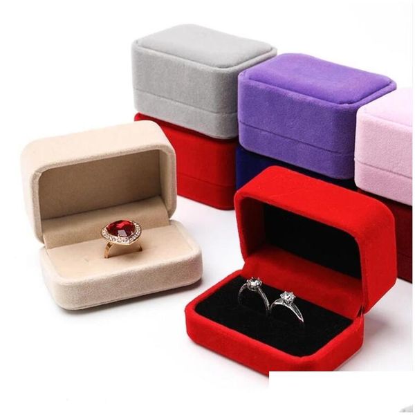 jewelry boxes jewelry box veet double ring case earring display boxes storage organizer holder gift package drop delivery packaging dh4ka, Black;white
jewelry boxes jewelry box veet double ring case earring display boxes storage organizer holder gift package drop delivery packaging dh4ka, Black;white