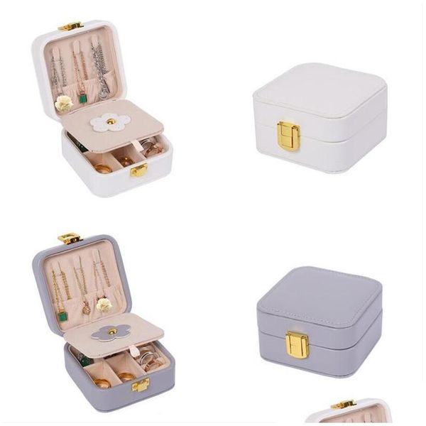 jewelry boxes jewelry box double layer travel organizer pu leather portable display cases with mirror necklace earring rings storage dhsu3, Black;white
jewelry boxes jewelry box double layer travel organizer pu leather portable display cases with mirror necklace earring rings storage dhsu3, Black;white