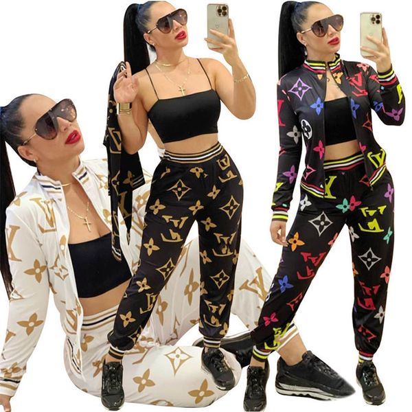 2023 brand designer women letter tracksuits winter spring 2 piece sets casual jacket pants zipper sports suit long sleeve outfits 9034, Gray
2023 brand designer women letter tracksuits winter spring 2 piece sets casual jacket pants zipper sports suit long sleeve outfits 9034, Gray