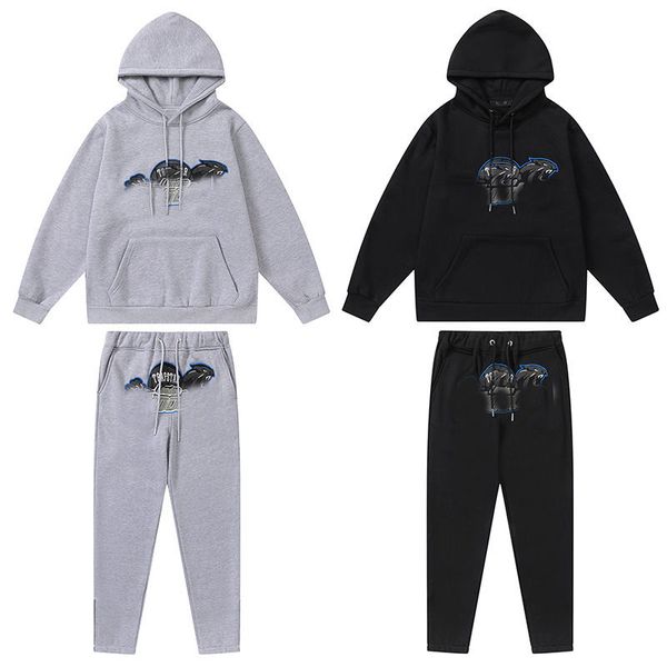 mens tracksuits sweater trousers set designer hoodies streetwear sweatshirts quality sports suit embroidery plush letter decoration thick ho, Gray
mens tracksuits sweater trousers set designer hoodies streetwear sweatshirts quality sports suit embroidery plush letter decoration thick ho, Gray